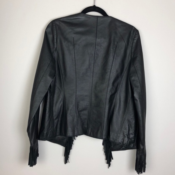 My tribe fringe leather jacket - Picture 5 of 5